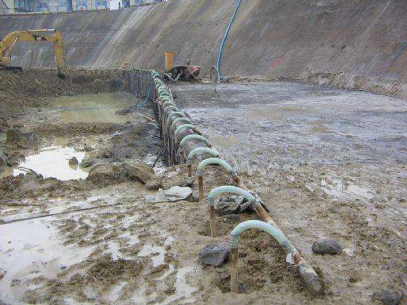 义乌真空降水井施工现场