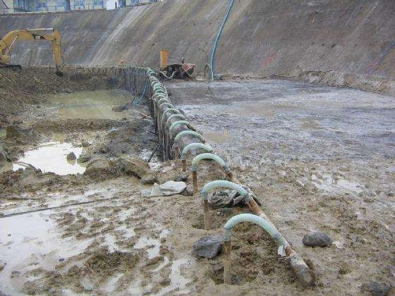 南京基坑降水施工现场钻井工程案例