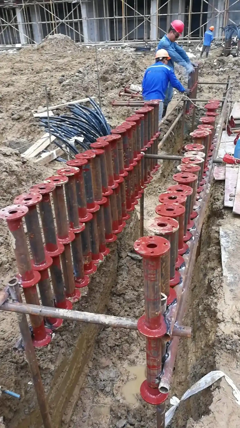 义乌水平管链接施工现场钻井工程案例