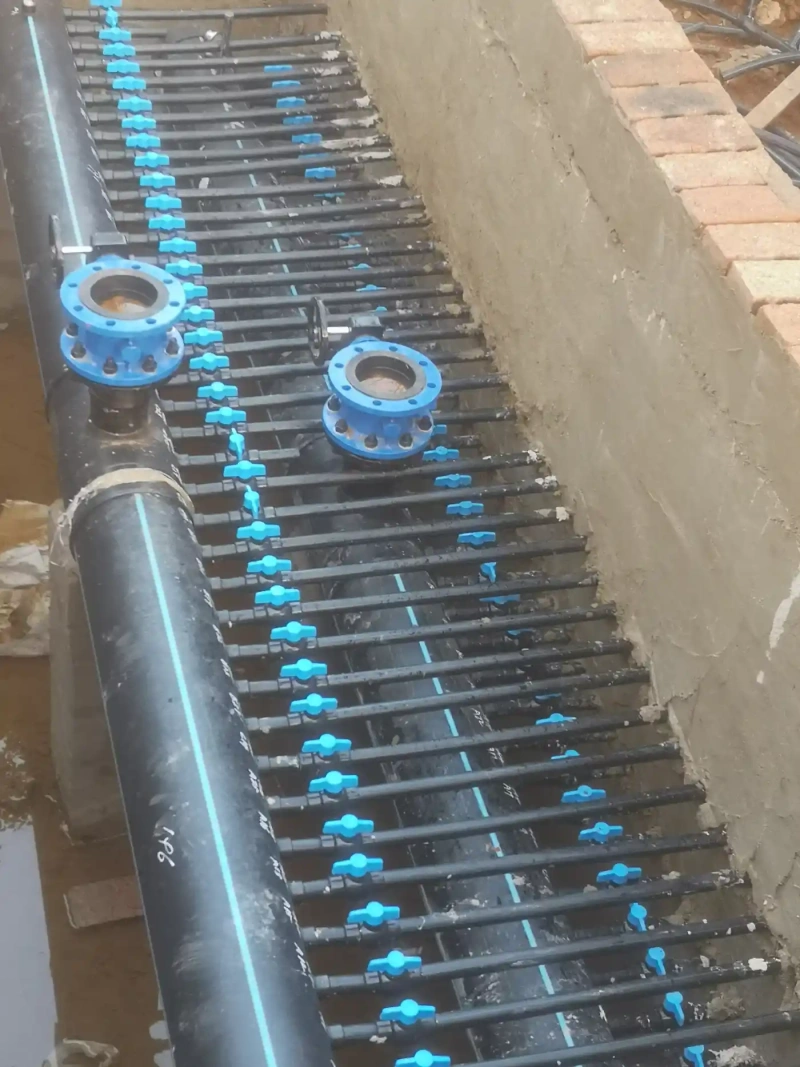 浙江水平管链接施工案例现场